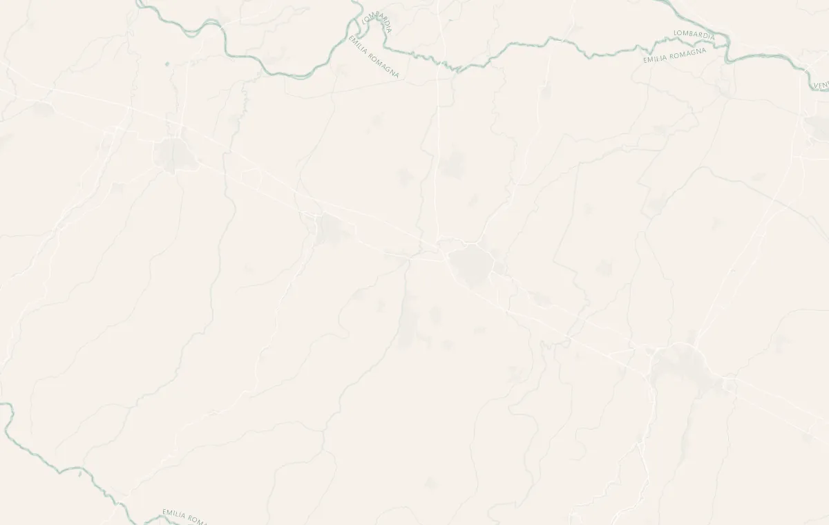 Route map of the Emilia-Romagna food tour: Bologna, Modena, Parma and Langhirano