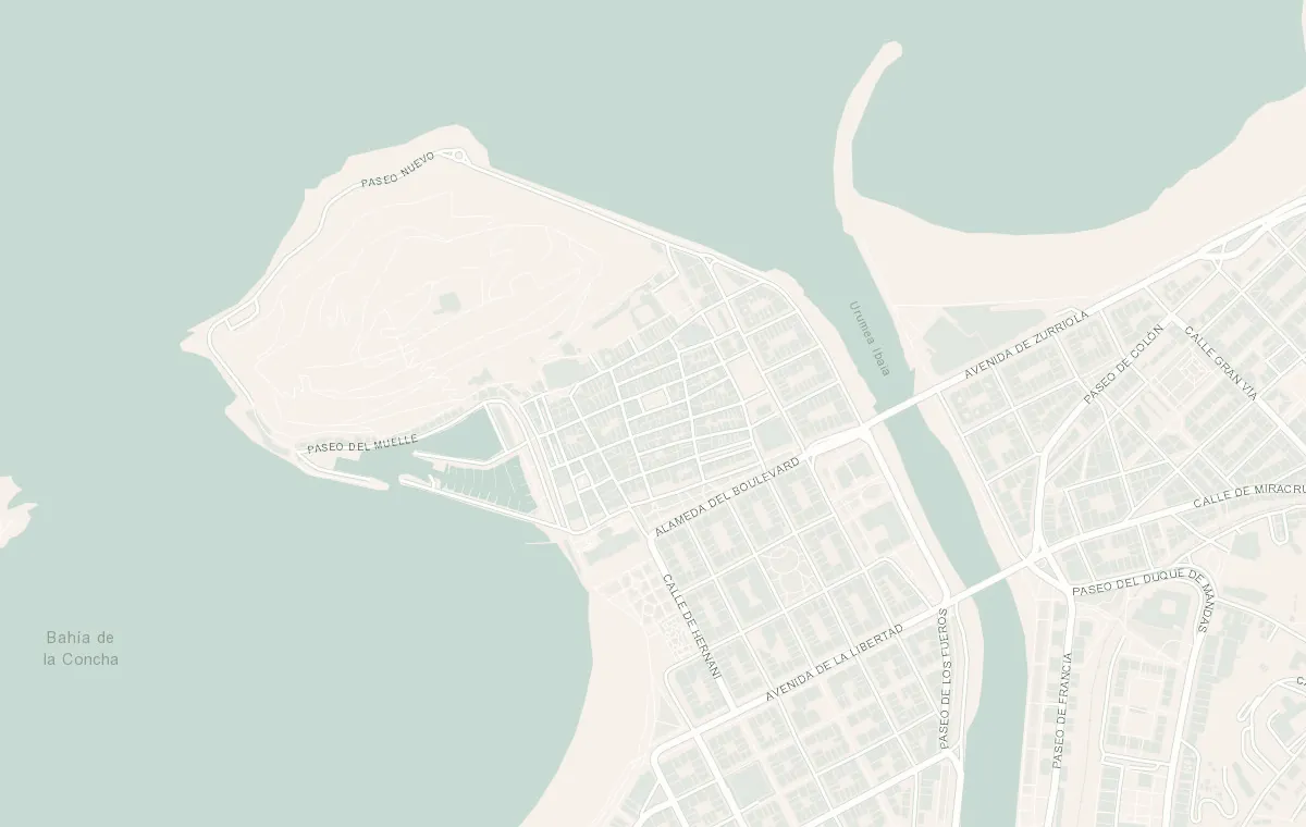 Map of the San Sebastián Pintxos Walk stops: Parte Vieja and Calle 31 de Agosto